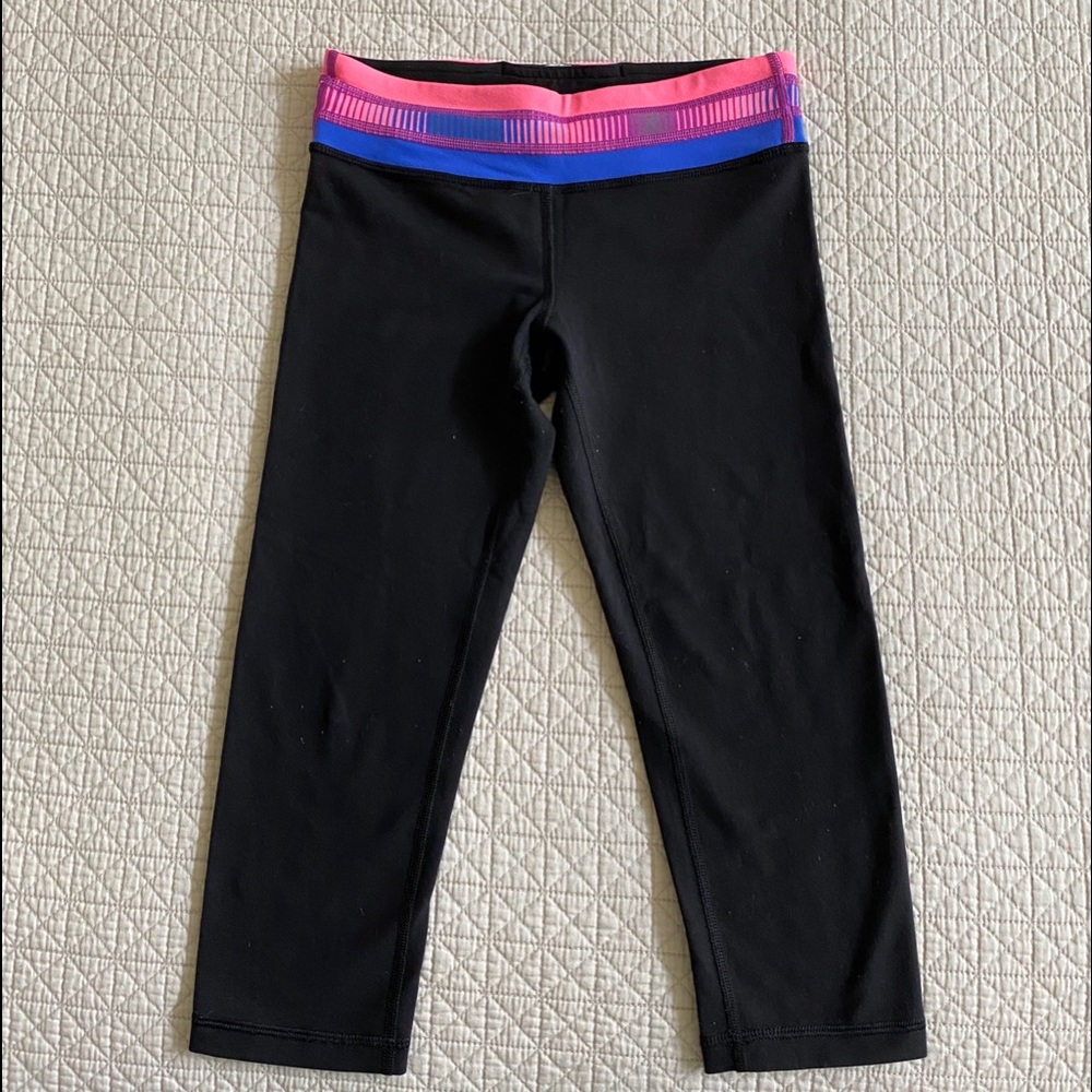Lululemon Ivivva Cropped Leggings Girls Size 10